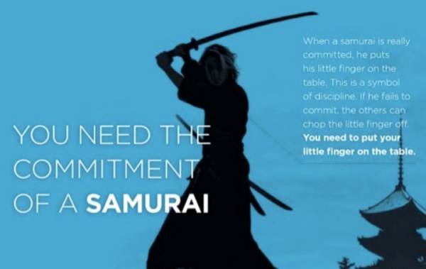 commitment of the samourai