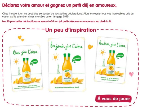 Innocent criez votre amour