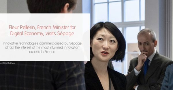 sepage with Fleur Pellerin