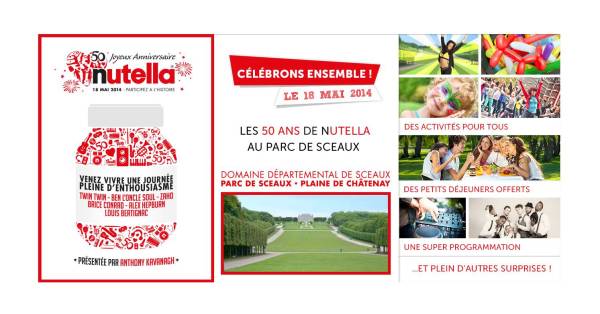 50 ans de Nutella le 18 mai light