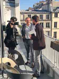 interview en terrasse