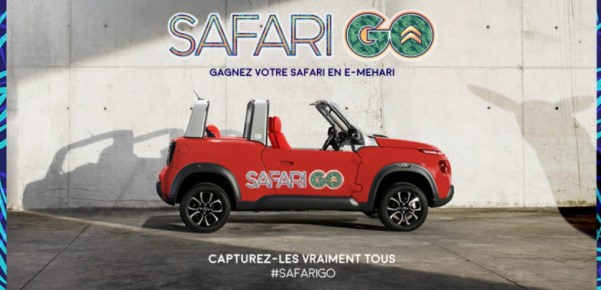 Chasse au Pokémon en Citroën Méhari