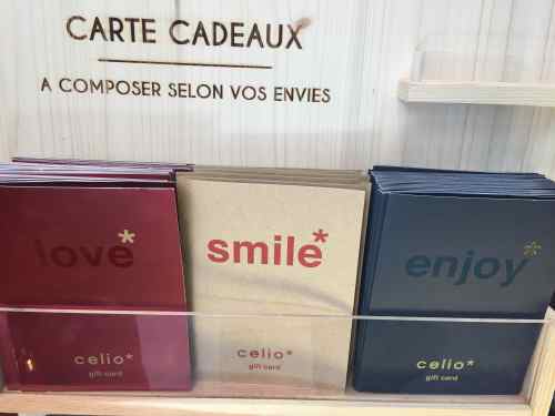 carte cadeau Celio